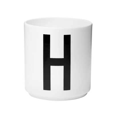 Porcelánový hrnek Letter H                    