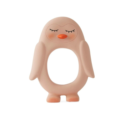 Dětské kousátko Penguin Pink                    