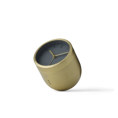 Budík Tumbler Alarm Clock Brass                    