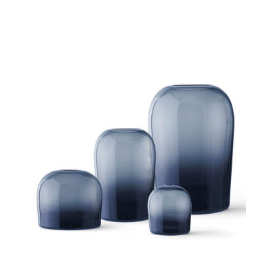                             Skleněná váza Troll M Midnight blue                        