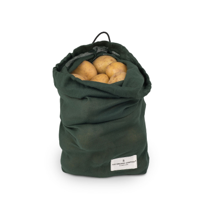 Bavlnená taška na potraviny zelená L                    