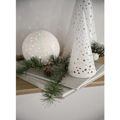                            Svícen Nobili Tree White 25,5 cm                        
