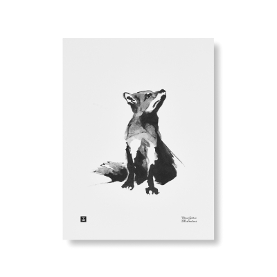Plakát Fox velký 50x70 cm                    