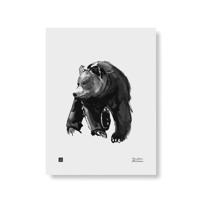 Plakát Gentle Bear 30x40 cm                    
