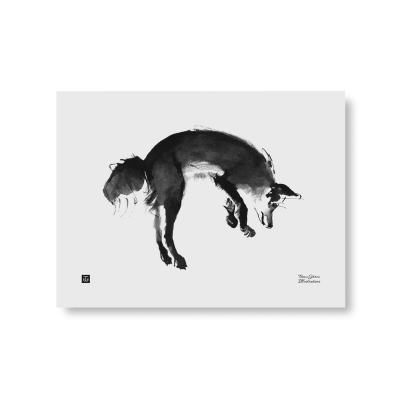 Plakát Leaping Fox 30x40 cm                    