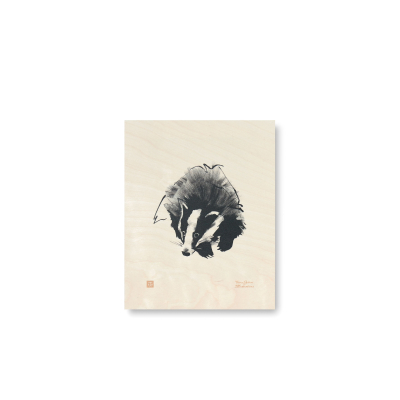 Obrázok na drevenej karte Badger 24x30 cm                    
