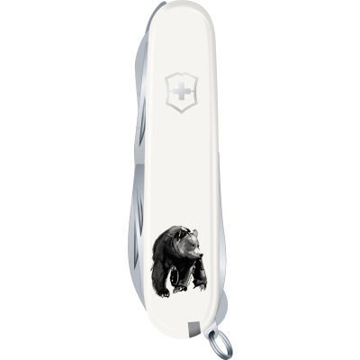                             Vreckový nôž Victorinox s ilustráciou medveďa 9,1 cm                        
