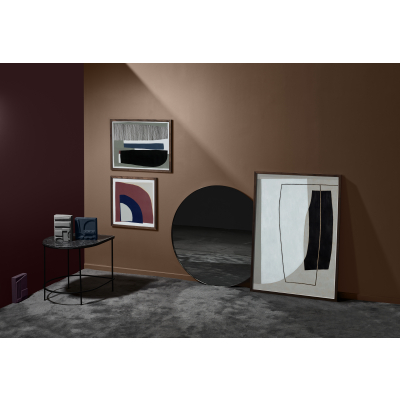                             Zrcadlo Circum Black 70 cm                        