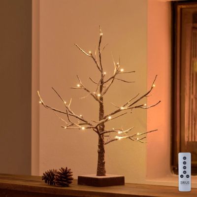 Svítící zasněžený stromek Kate 50 cm                    