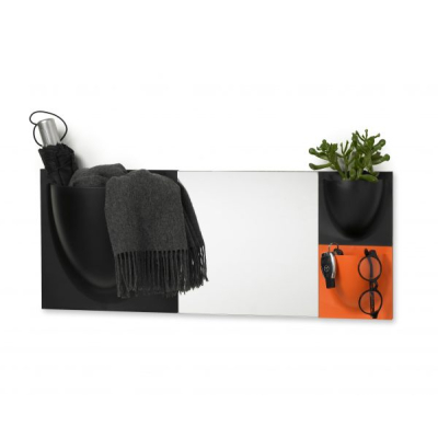                             Nástěnný květináč VertiPlants BIO Black 30 cm                        