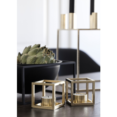                             Svícen Kubus T Brass                        