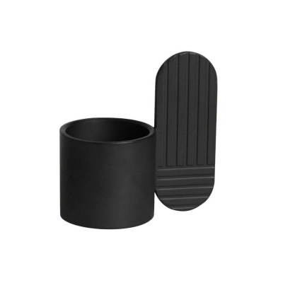 Kovový svícen Art Oval Black                    