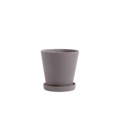 Květináč Flowerpot s podmiskou Plum M                    