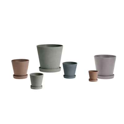                             Květináč Flowerpot s podmiskou Terracotta S                        