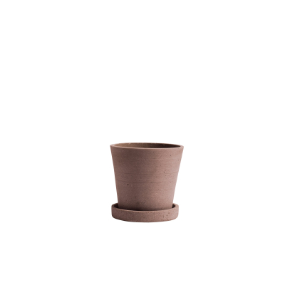 Květináč Flowerpot s podmiskou Terracotta S                    