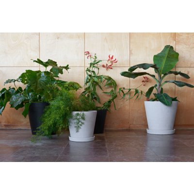                             Květináč Flowerpot s podmiskou Grey L                        