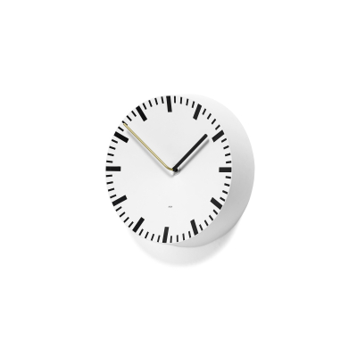 Nástenné analógové hodiny biele 27 cm                    