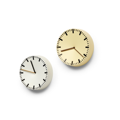                             Nástenné analógové hodiny biele 27 cm                        