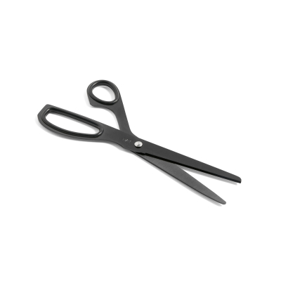 Nerezové nůžky černé 20 cm                    