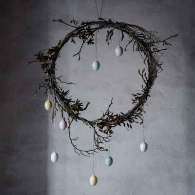                             Porcelánové velikonoční vajíčko Rhombe Lavender                        