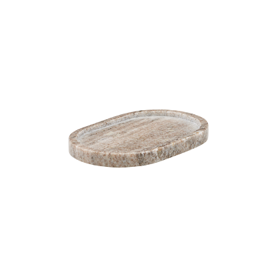Mramorový tác Meraki Beige oválný                    