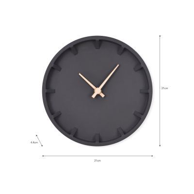                             Nástěnné hodiny Raven Dark Grey                        