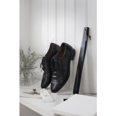 Skohorn Čierna drevená šnúra na topánky                    