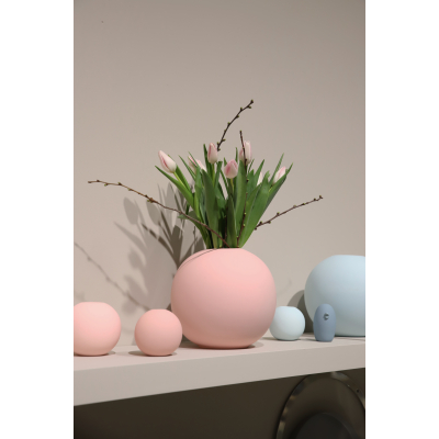                             Kulatá váza Ball Dusty Pink 20 cm                        