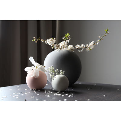                             Guľatá váza Ball Grey 20 cm                        