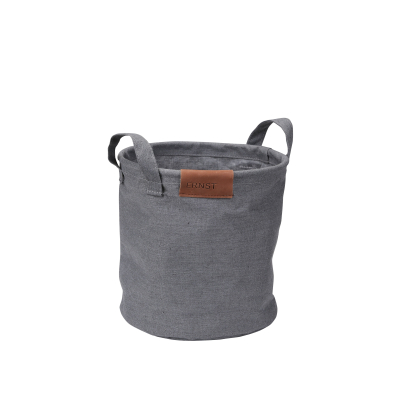 Textilní úložný koš Förvaring Grey 20 cm                    