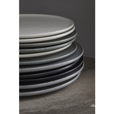                             Keramický talíř Ombria šedý 27 cm                        
