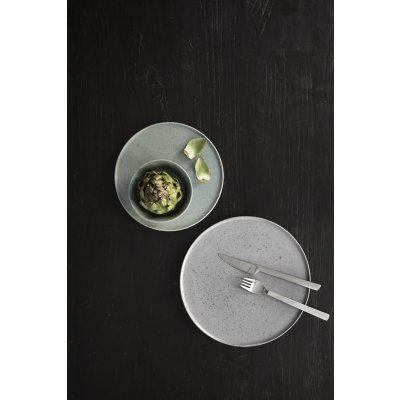                             Keramický talíř Ombria šedý 27 cm                        