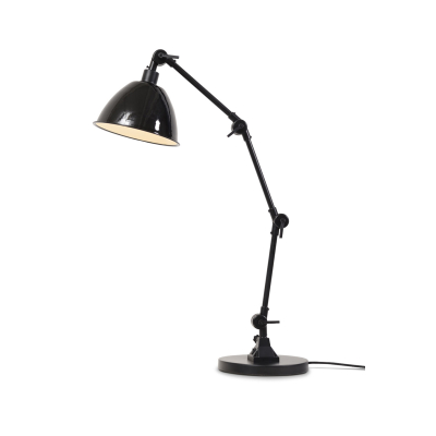                             Kovová stolová lampa Amsterdam čierna                        