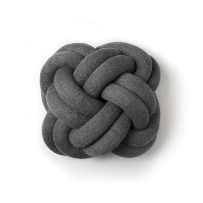 Dekorativní polštář Knot Grey                    