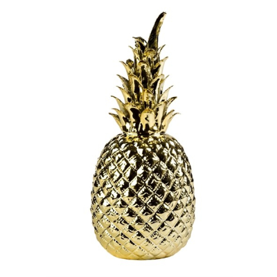 Dekorativní ananas zlatý                    