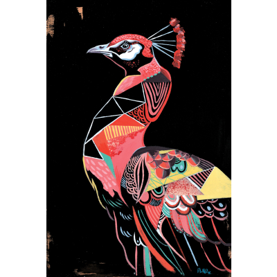 Moderní obraz Pinky Peacock                    