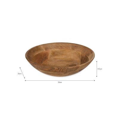                             Servírovací mísa Midford Mango Wood 33 cm                        