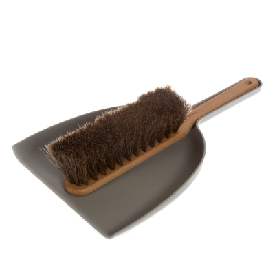 Šedá lopatka s bukovým smetáčkem Beech                    