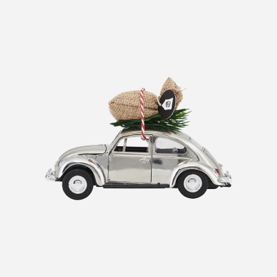 Vánoční autíčko Xmas Car Chrome                    