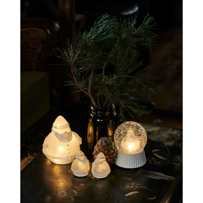                            Svítící dekorace Santa Snowglobe 12,5 cm                        