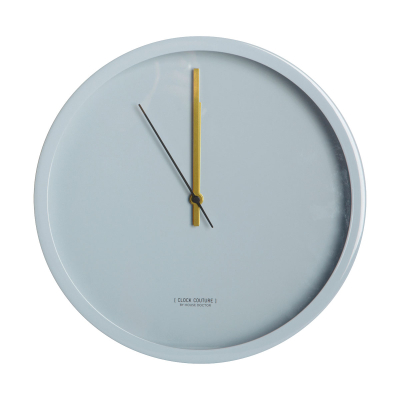 Nástěnné hodiny Clock Couture šedé                    