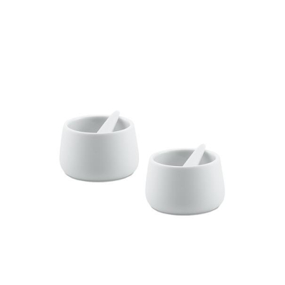 Porcelánové dózy se lžičkami Nordic Jars - set 2 k                    