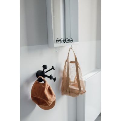                             Věšák na stěnu Wall Bug Black                        