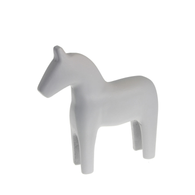                             Dřevěný koník Rattvik Grey 22 cm                        