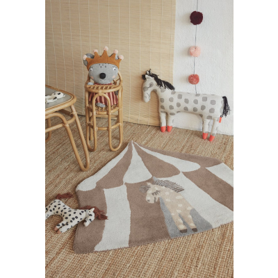                             Vlnený detský koberec Pippa 100 x 90 cm                        