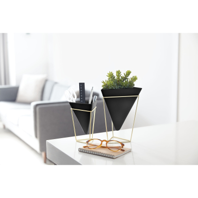                             Květináče Trigg Black - set 2 ks                        