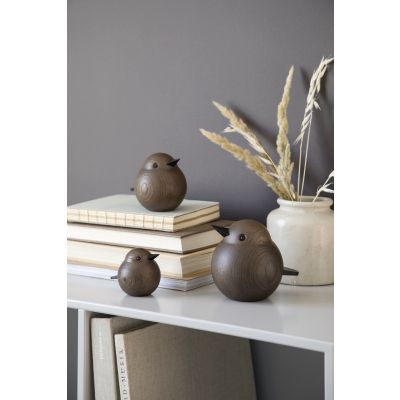                             Dřevěný ptáček Baby Sparrow Smoke Stained Oak                        