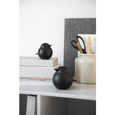                             Dřevěný ptáček Baby Sparrow Black Stained Oak                        