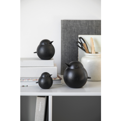                             Dřevěný ptáček Baby Sparrow Black Stained Oak                        