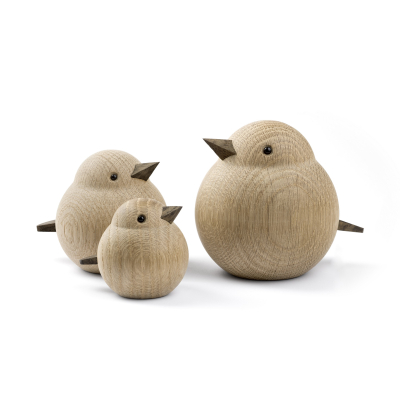                             Dřevěný ptáček Papa Sparrow Natural Oak                        